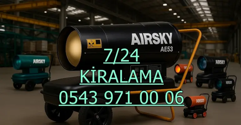 Adana Mazotlu Elektrikli Isımak Isıtıcı Kiralama