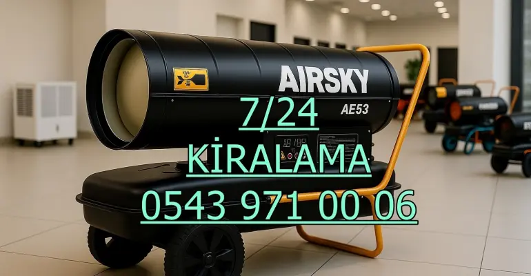 Çankaya Mazotlu Elektrikli Isımak Isıtıcı Kiralama