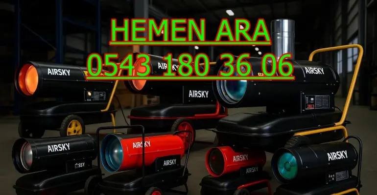 Güngören ve Kadıköy ve Kağıthane Mazotlu Elektrikli Isımak Isıtıcı Kiralama